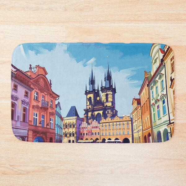 Item preview, Prague Print Prague Vector Art  designed and sold by nomiraclehere.