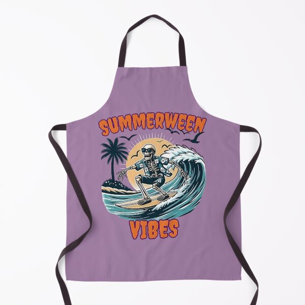 Item preview, Summerween Vibes a Halloween Skeleton Surfing enjoying Summer designed and sold by Nabucodonoshop.
