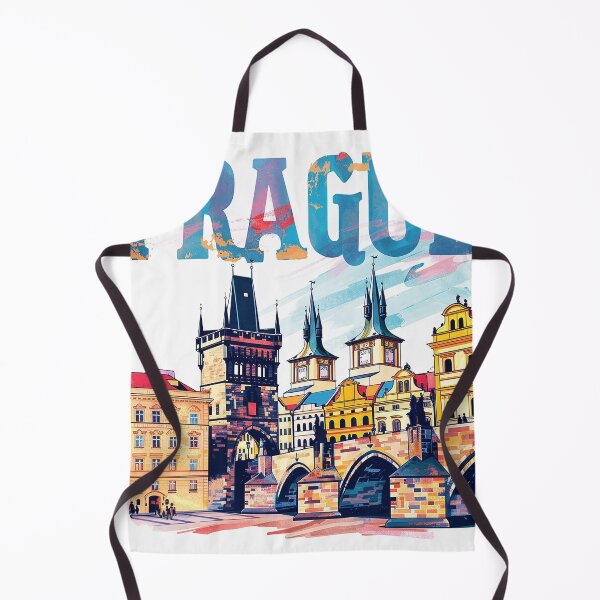 Item preview, Prague Print Prague Vector Art designed and sold by nomiraclehere.