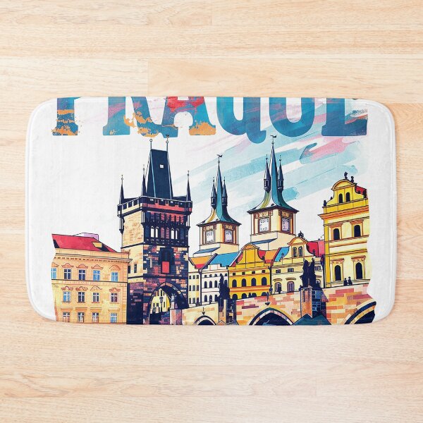 Item preview, Prague Print Prague Vector Art  designed and sold by nomiraclehere.