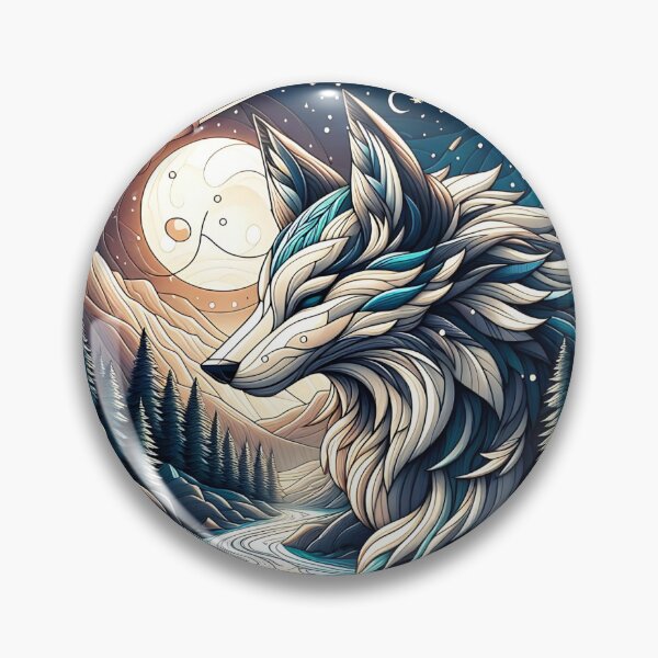 Item preview, Fierce and Free Stunning Wolf designed and sold by Dynke.
