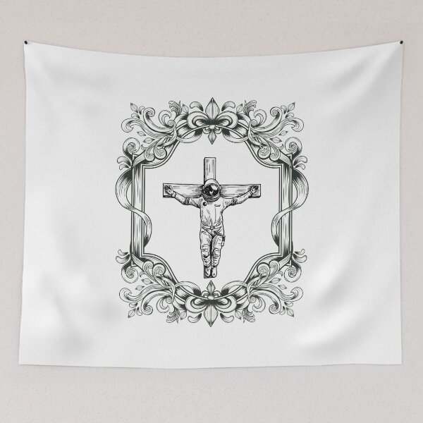 Item preview, Cosmic Crucifixion: Astronaut's Ultimate Sacrifice designed and sold by GorinART.