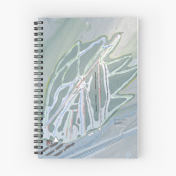 Item preview, Mapa de senderos de Denton Hill Resort designed and sold by Mapsynergy.
