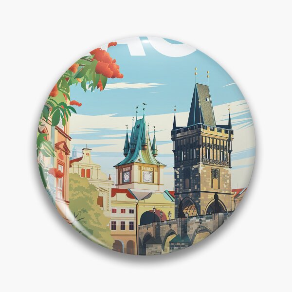 Item preview, Prague Print Prague Vector Art  designed and sold by nomiraclehere.