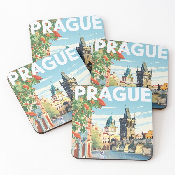Item preview, Prague Print Prague Vector Art  designed and sold by nomiraclehere.