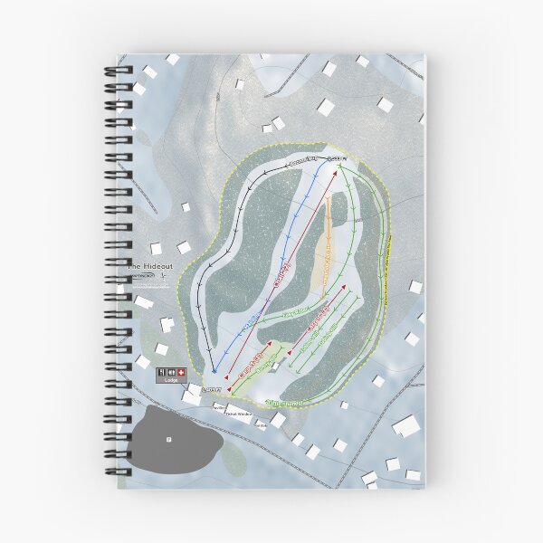 Item preview, The Hideout Resort Trail Map designed and sold by Mapsynergy.