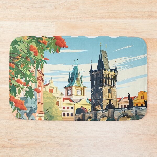 Item preview, Prague Print Prague Vector Art  designed and sold by nomiraclehere.