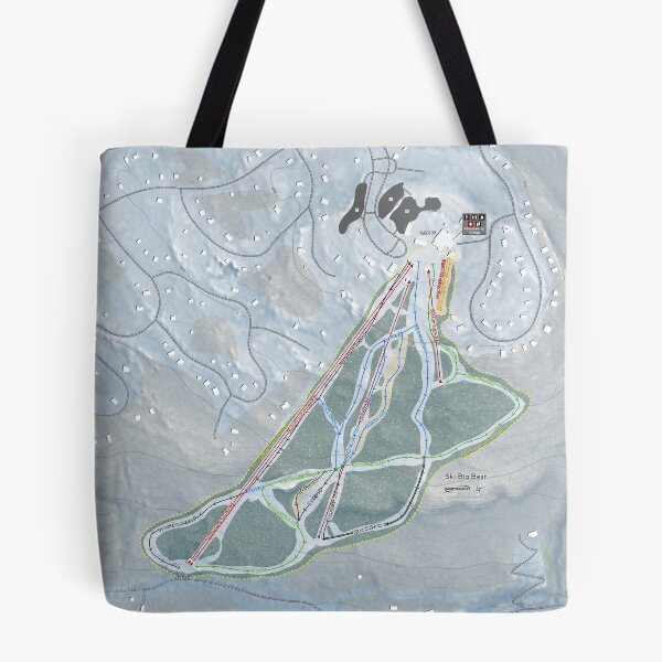 Item preview, Ski Big Bear Resort Trail Map designed and sold by Mapsynergy.