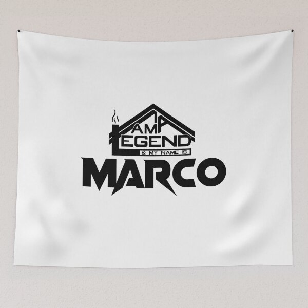 Item preview,  I am a Legend & My Name Is  Marco ( I am Legendary ) designed and sold by koreatvtea.