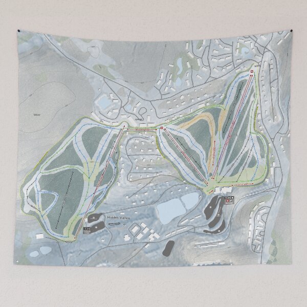 Item preview, Hidden Valley Resort Trail Map designed and sold by Mapsynergy.