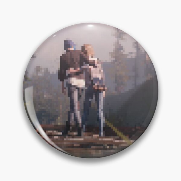 Item preview, Life is strange pixel art Max Caufield Chloe Price Pricefield ship LIS sticker badge designed and sold by Kisakat-.