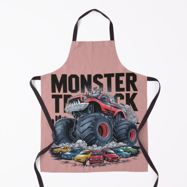 Item preview, Monster Truck Birthday Party Retro Monster Trucks designed and sold by SztylishDesigns.