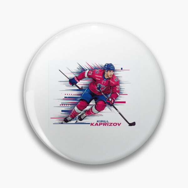 Item preview, Dynamic Kirill Kaprizov Hockey Art - Speed and Talent designed and sold by Colorful-Garden.