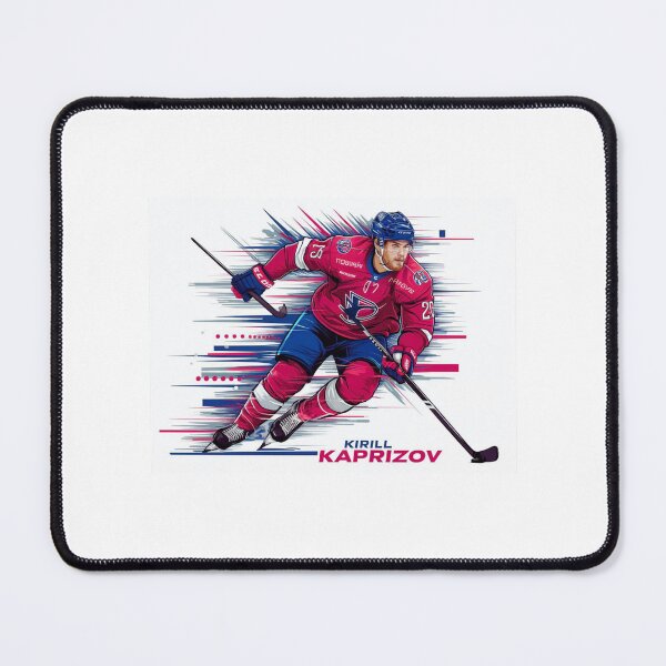 Item preview, Dynamic Kirill Kaprizov Hockey Art - Speed and Talent designed and sold by Colorful-Garden.