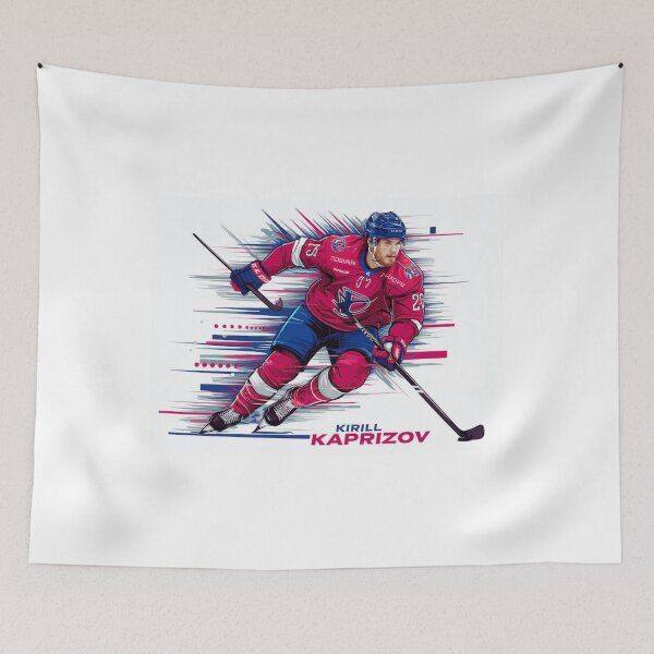 Item preview, Dynamic Kirill Kaprizov Hockey Art - Speed and Talent designed and sold by Colorful-Garden.