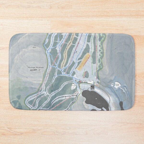 Artikelvorschau, Montage Mountain Resort Trail Map entworfen und verkauft von Mapsynergy.