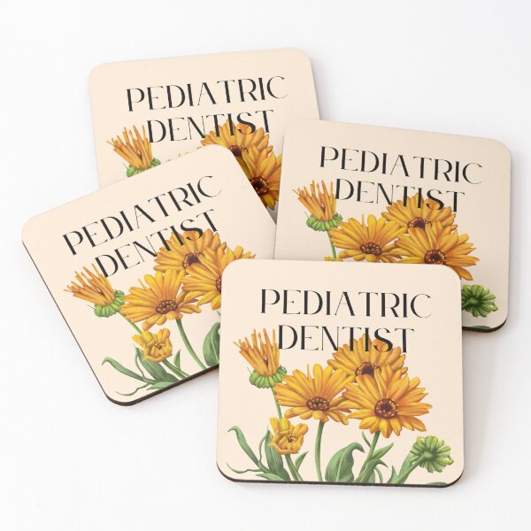 Item preview, Pediatric Dentist - Vintage Floral designed and sold by dentalfleurs.
