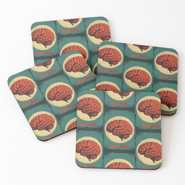 Item preview, Cartoon Style Brain with "Brain Inside" designed and sold by Piotrek0001.