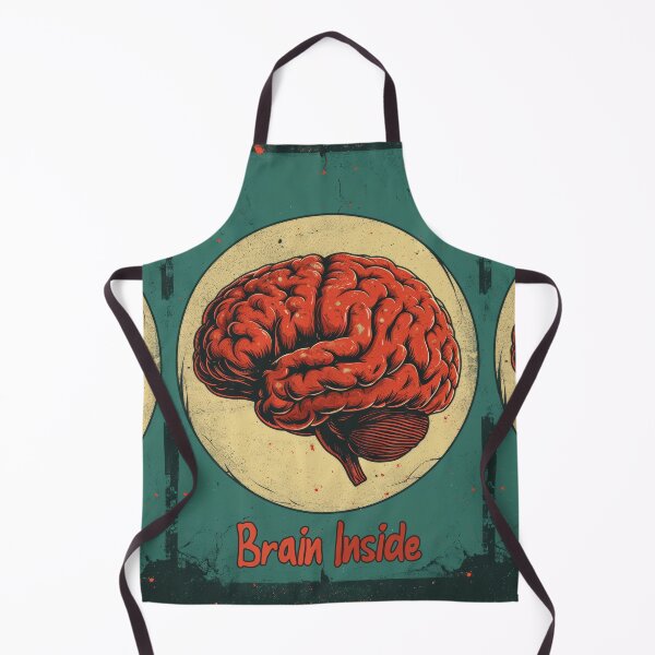 Item preview, Cartoon Style Brain with "Brain Inside" designed and sold by Piotrek0001.