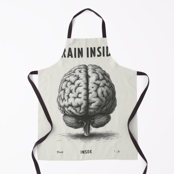 Item preview, Cartoon Style Brain with "Brain Inside" designed and sold by Piotrek0001.