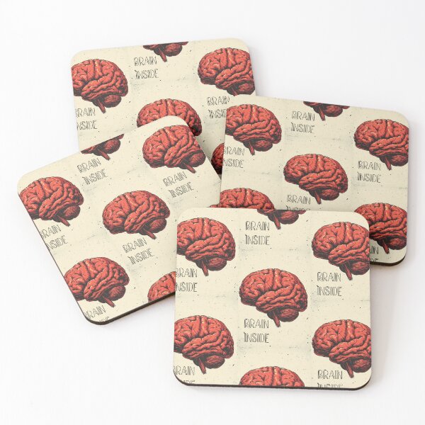 Item preview, Cartoon Style Brain with "Brain Inside" designed and sold by Piotrek0001.
