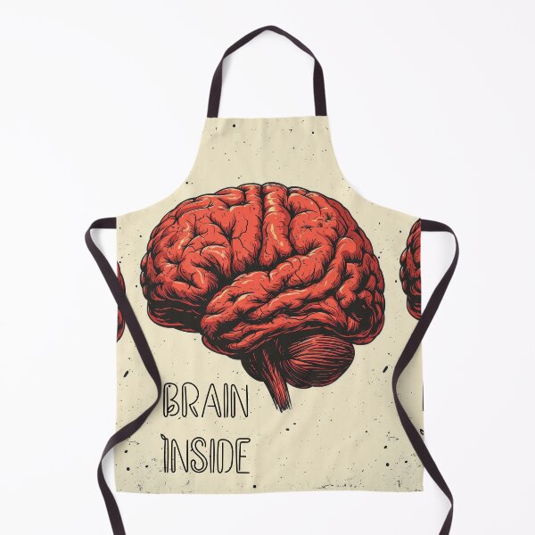 Item preview, Cartoon Style Brain with "Brain Inside" designed and sold by Piotrek0001.