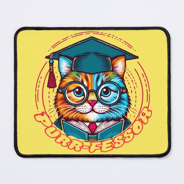 Item preview, Professor Cat The Scholarly Feline designed and sold by beyazart.