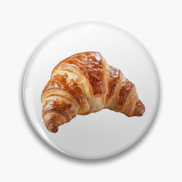 Item preview, A freshly baked, golden buttery croissant with flaky layers and a crisp exterior designed and sold by tonorpuri.