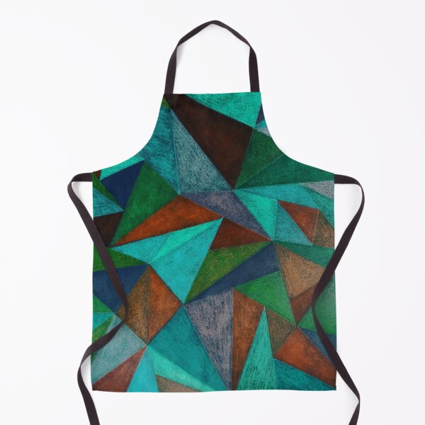 Item preview, turquoise triangular mosaic designed and sold by Valentina-V.