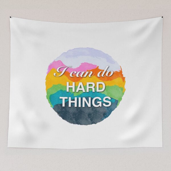 Item preview, I Can Do Hard Things Hardcore Motivation designed and sold by RysowankaZS.