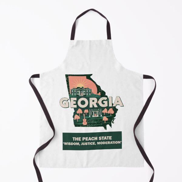 Item preview, USA State Maps Retro Travel Style GEORGIA designed and sold by IBTees.