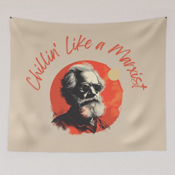 Artikelvorschau, Chillen wie ein Marxist: Coole Karl-Kunst entworfen und verkauft von nshaltiel.