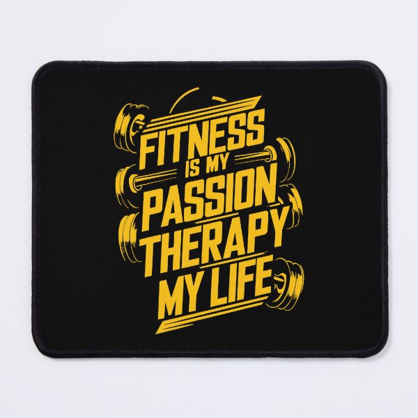 Item preview, Regular Exercise Motivation: Fitness is my passion therapy my life | Daily Workout designed and sold by BDLuck2021.