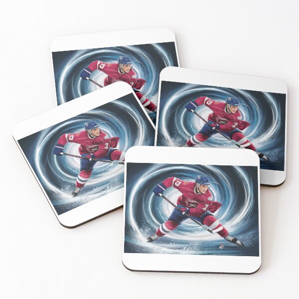 Item preview, Dynamic Kirill Kaprizov Hockey Art - Speed and Talent designed and sold by Colorful-Garden.