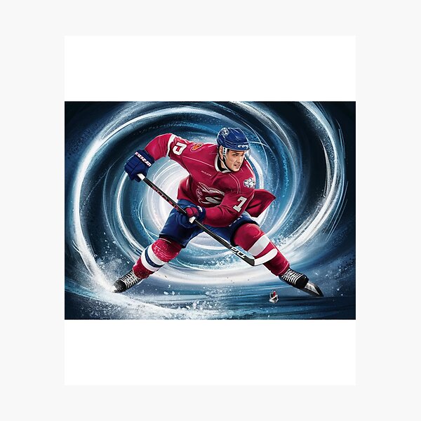 Item preview, Dynamic Kirill Kaprizov Hockey Art - Speed and Talent designed and sold by Colorful-Garden.