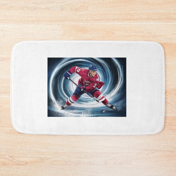 Item preview, Dynamic Kirill Kaprizov Hockey Art - Speed and Talent designed and sold by Colorful-Garden.