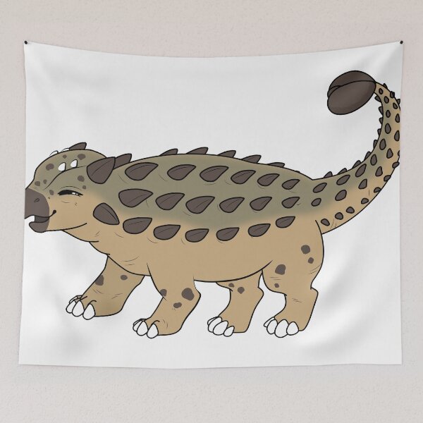 Item preview, happy ankylosaurus magniventris sticker designed and sold by hmariangelica.