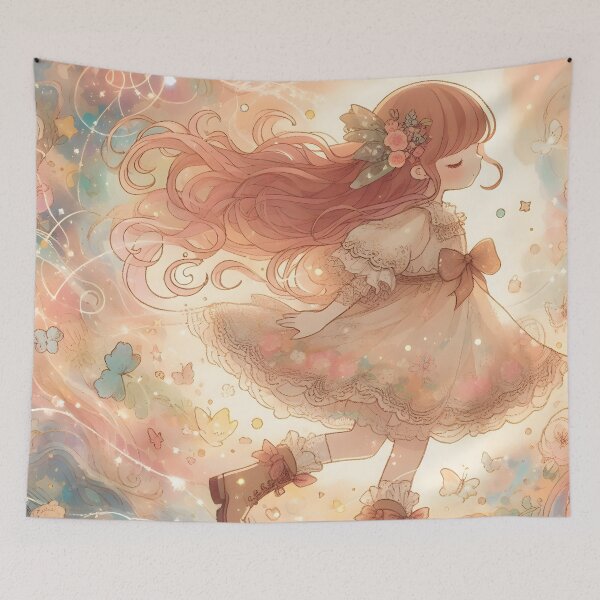 Item preview, Magical Floral Girl designed and sold by 123Rainbow.