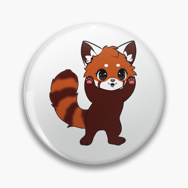 Item preview, red panda animal cute sticker designed and sold by hmariangelica.