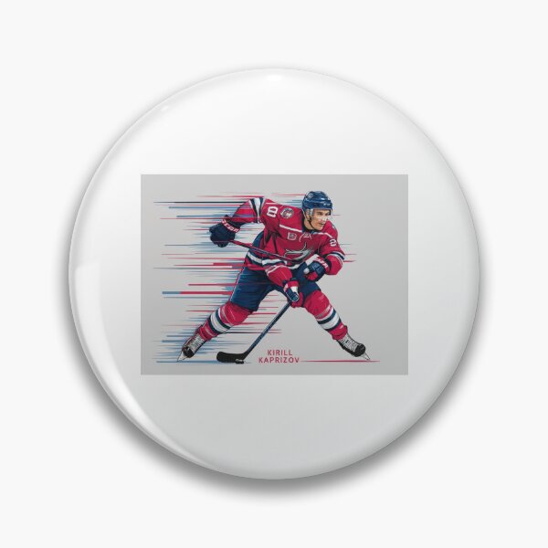 Item preview, Dynamic Kirill Kaprizov Hockey Art - Speed and Talent designed and sold by Colorful-Garden.