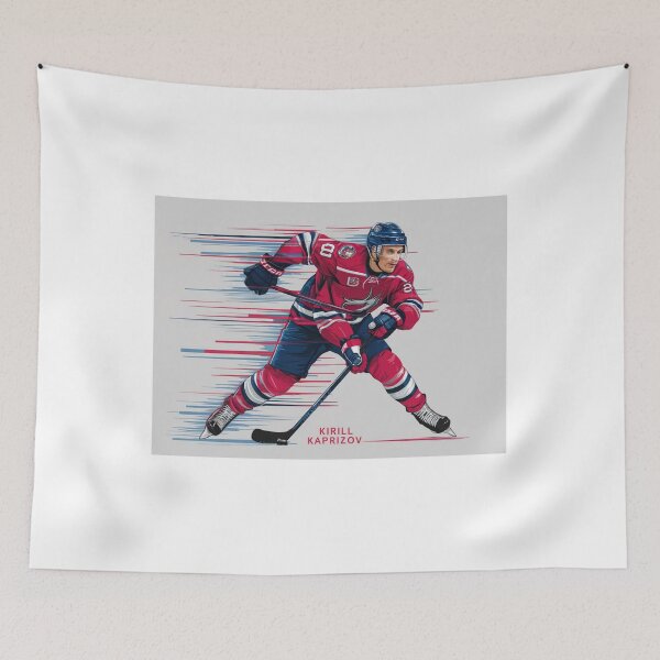 Item preview, Dynamic Kirill Kaprizov Hockey Art - Speed and Talent designed and sold by Colorful-Garden.