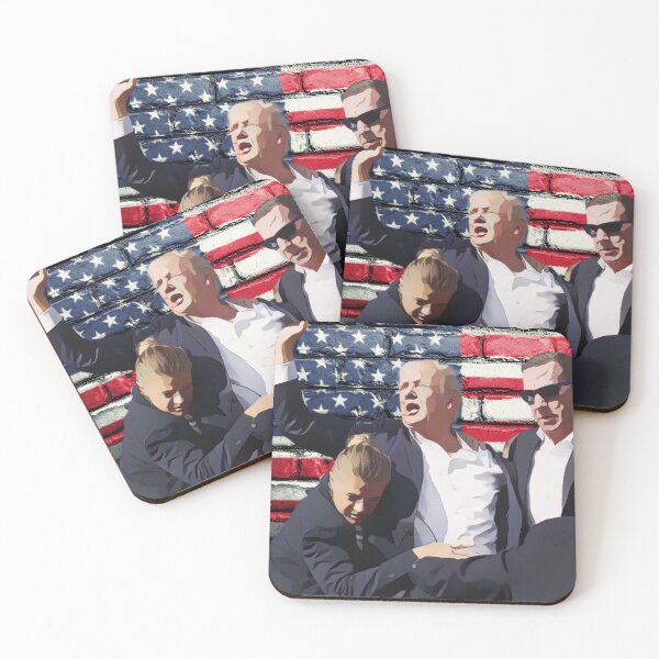 Item preview, Trump Survives Attack Shooting Gift for Republicans designed and sold by Flying Alligator.