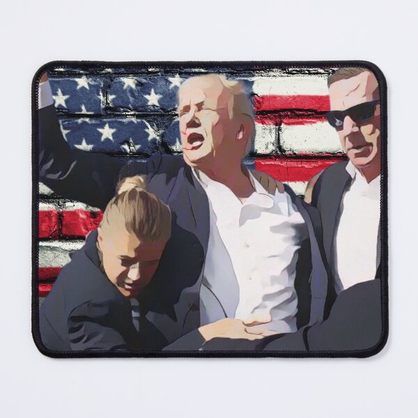 Item preview, Trump Survives Attack Shooting Gift for Republicans designed and sold by Flying Alligator.