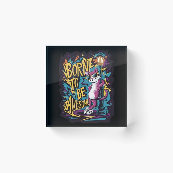 Item preview, Street Cat - Born to be awesome designed and sold by Channel1Design.
