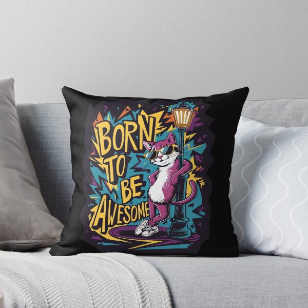 Item preview, Street Cat - Born to be awesome designed and sold by Channel1Design.