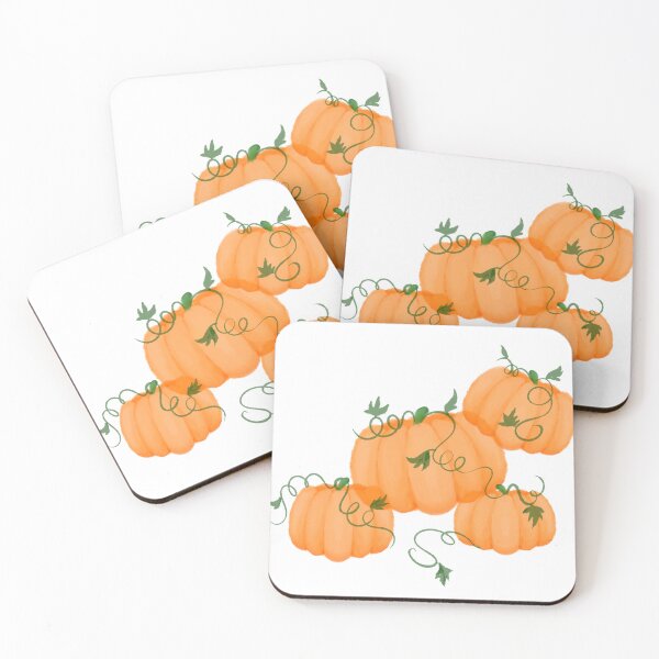 Item preview, Pumpkin patch watercolor pattern designed and sold by Fridayscorner.