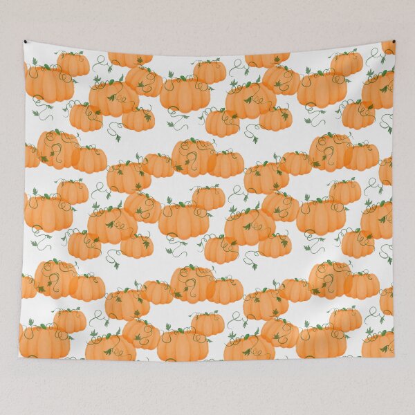 Item preview, Pumpkin patch watercolor pattern designed and sold by Fridayscorner.