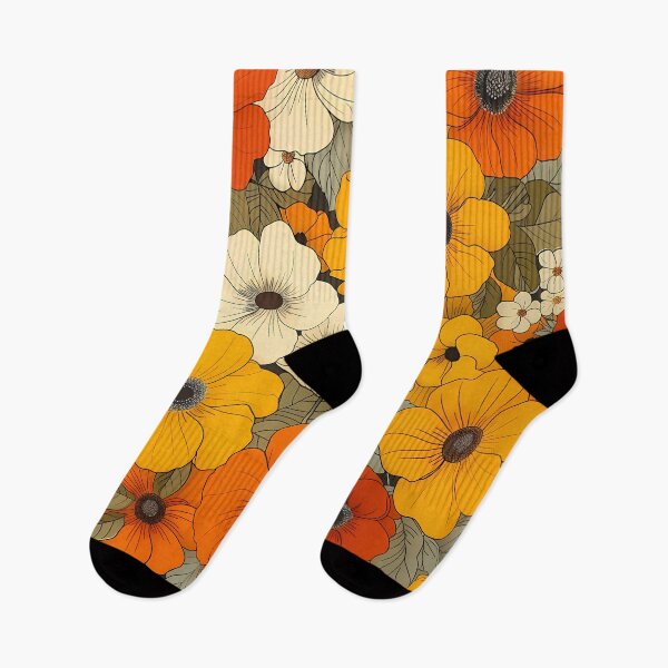 Item preview, Vibrant Floral Pattern for Apparel and Household Items, Colorful Flower Design, Versatile Fabric Print, Fashion Accessories designed and sold by MTJ-Mushrooms.