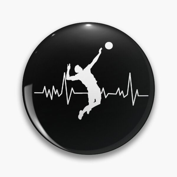 Item preview, My favorite volley ball player calls me mom Funny volley ball Heart beat  designed and sold by TheTimer.