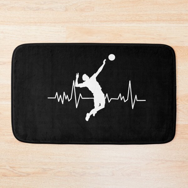 Item preview, My favorite volley ball player calls me mom Funny volley ball Heart beat  designed and sold by TheTimer.